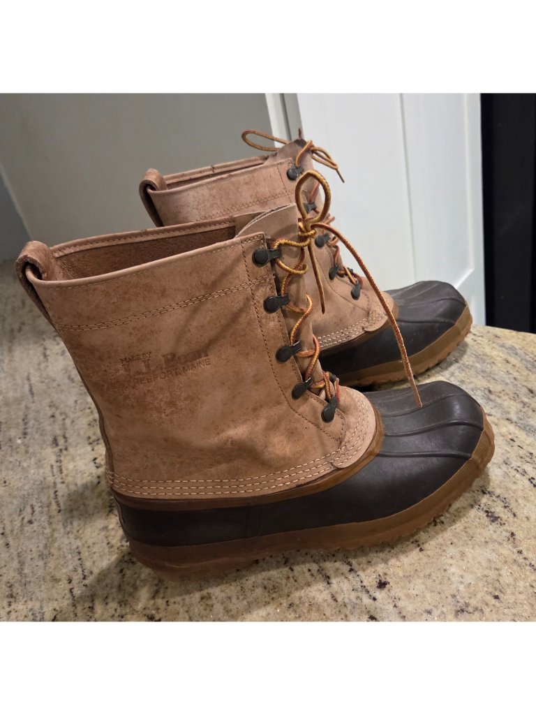 Vintage Ll Bean Maine Hunting Shoe Boots Usa Size 7 No Liner